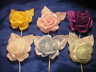 12 Silk Roses Wedding Favor Flower Corsage Pick