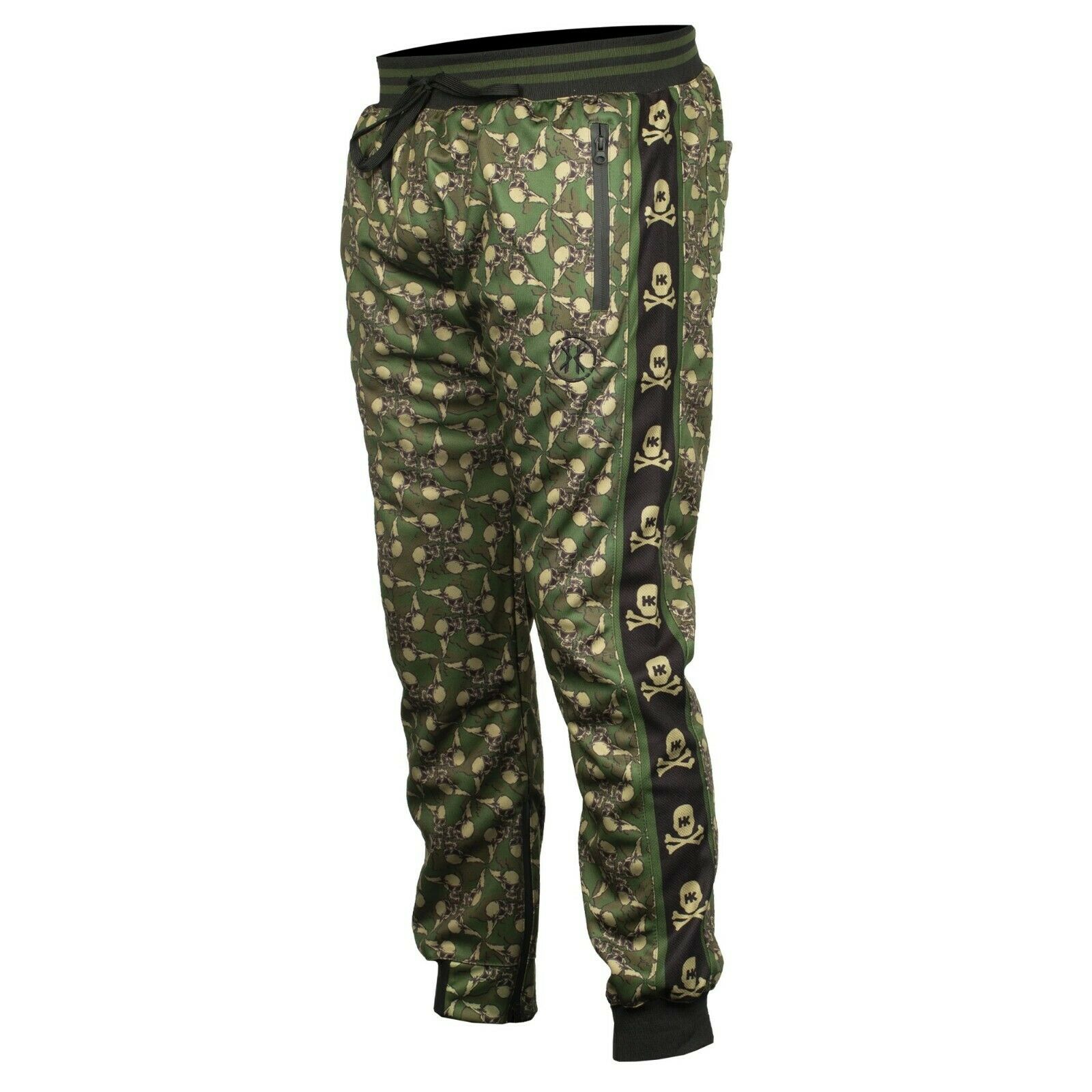Hk Army Paintball Casual Hostilewear Forest Green Track Jogger Pants - Medium M