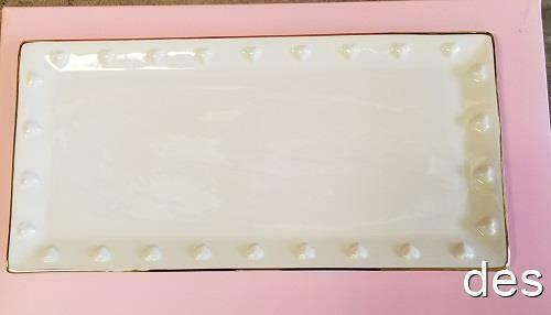 Kate Spade ~ Heart To Heart ~ Catch All Tray ~ 9.8" ~  New In Pink Box