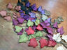 Vintage Millinery Silk Maple Leaves 1940's Hand Wrapped 1 Stem Made In Japan