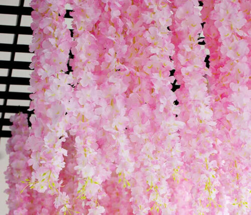 2m Sakura Rattan Garland Wedding Party Decorative Vine Wall Hanging Home Decors