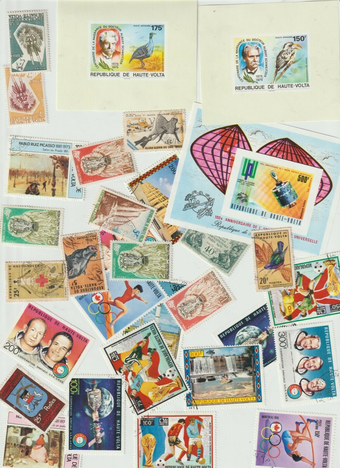 Upper Volta Used Stamps (a-400)